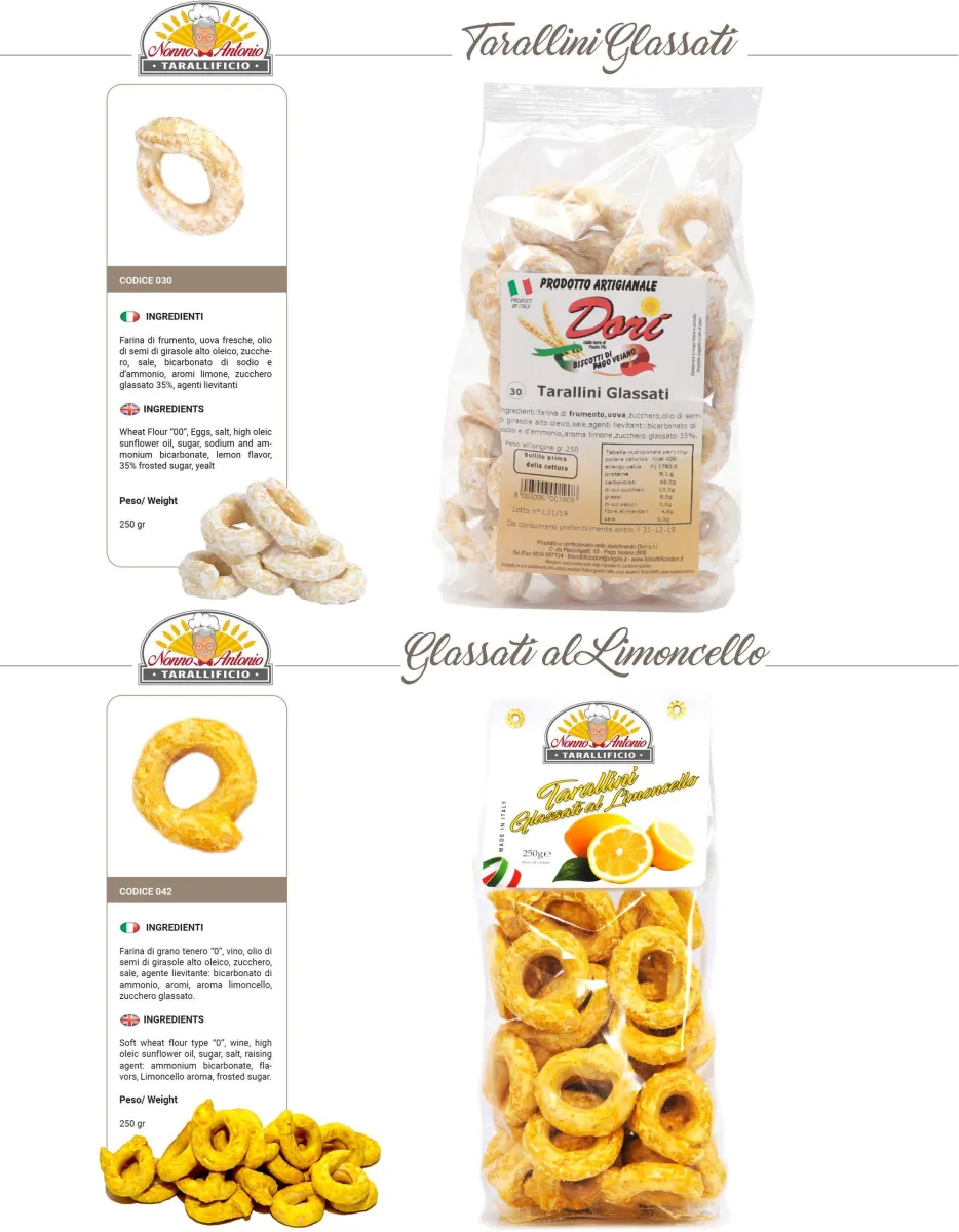 Tarallini glassati 250 g Nonno Antonio Tarallificio