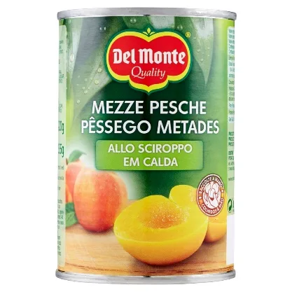 Pesche sciroppate mezze Del Monte