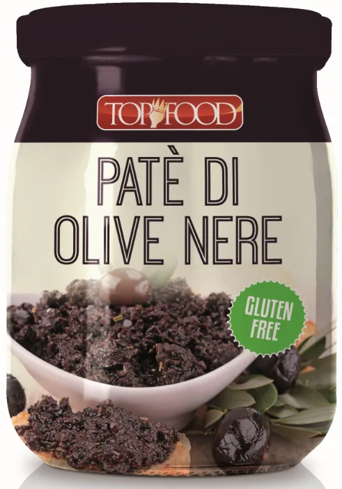 Patè di olive nere 520 g Top Food