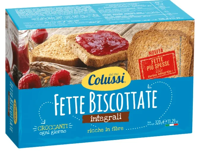 Fette biscottate integrali 320 g Colussi
