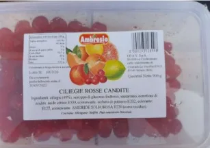 Ciliegie rosse candite 900 g Ambrosio