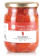 A pacchetelle di pomodorino del Piennolo del Vesuvio DOP 580 g L'Oro del Vesuvio