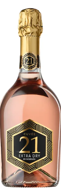 Cuvée 21 Millesimato rosé extra dry 75 cl