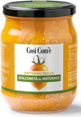 Dolcemetà di datterino giallo 350 g Così Com'è