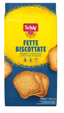 Fette biscottate senza glutine 260 g SchÃ¤r