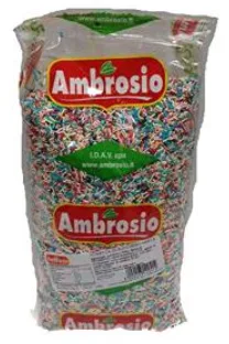 Codetta di zucchero colore misto 1 kg Ambrosio