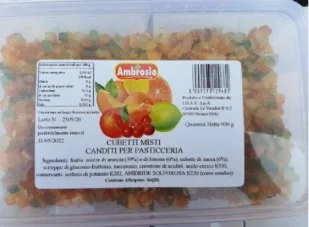 Cubetti misti canditi Ambrosio