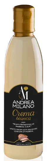 Crema bianca con aceto balsamico di Modena 0,250 ml Andrea Milano
