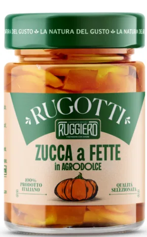 Zucca a fette in agrodolce 314 ml Cipollotto Ruggiero