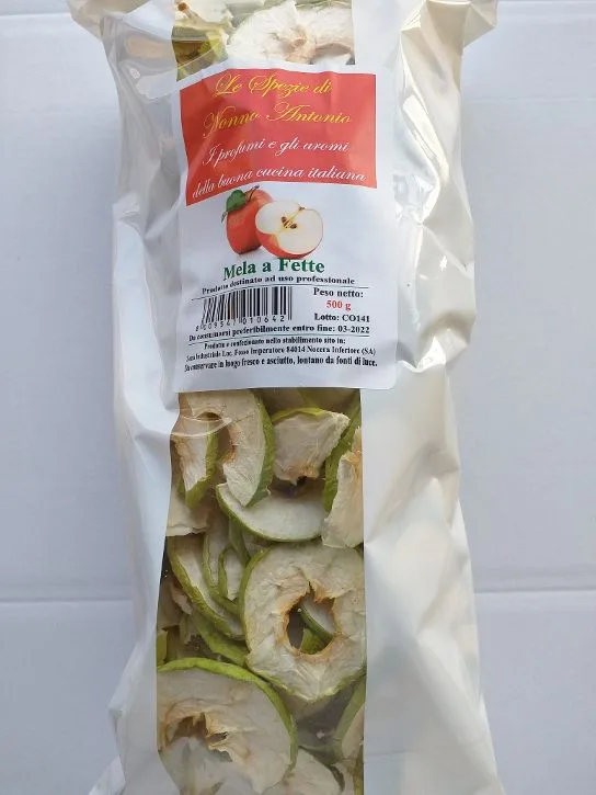 Mele essiccate fette busta 500 g Le Spezie di Nonno Antonio