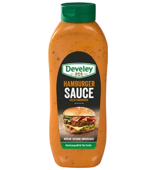 Salsa hamburger squizz 875 ml Develey