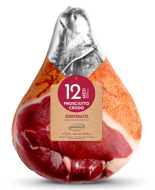 Prosciutto crudo 12 mesi disossato pressato Salumificio San Paolo