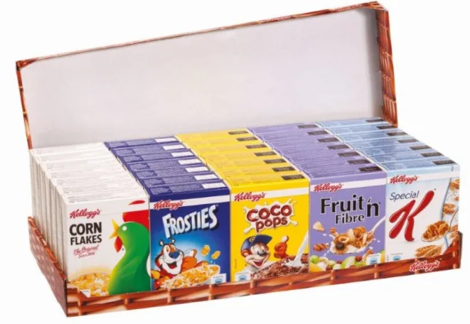 Espositore misto monodose 35 pezzi Kellogg's