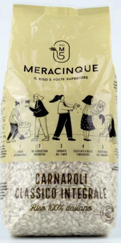 Riso Carnaroli Classico integrale 1 kg Meracinque