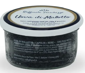 Uova di mallotto/capelin nero 100 g La Nef