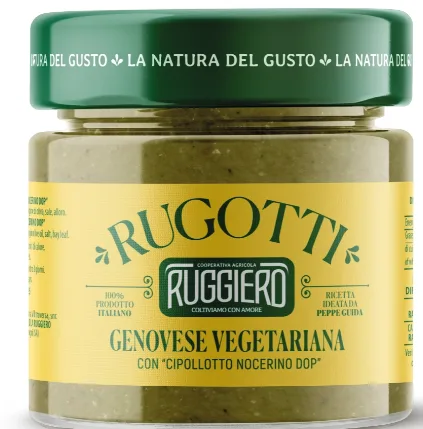 Genovese vegetariana con cipollotto nocerino DOP 212 ml Cipollotto Ruggiero