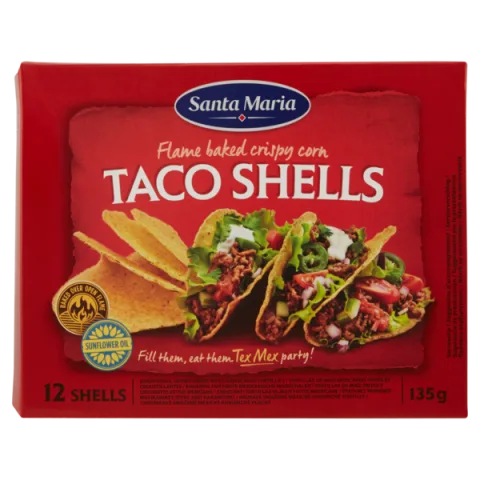 Taco shells 135 g 12 pezzi Santa Maria