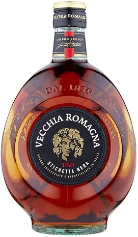 Brandy Vecchia Romagna etichetta nera 1 lt Gruppo Montenegro