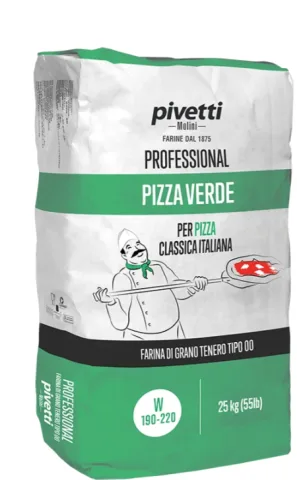 Farina Professional Pizza Verde tipo 00 25 kg Pivetti