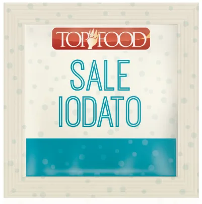 Sale iodato bustine 1000 x 1 g Top Food