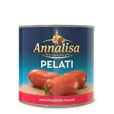 Pomodori pelati 100% italiani 6 x 3 kg Annalisa