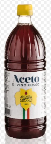 Aceto di vino rosso 1 lt pet Andrea Milano