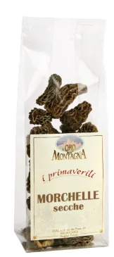 Funghi morchelle secche I Primaverili busta 20 g L'Oro della Montagna