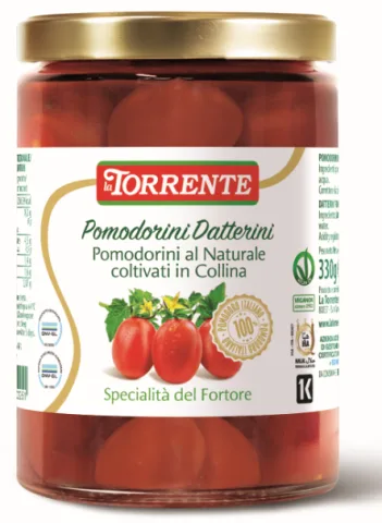 Pomodorini datterini al naturale La Torrente