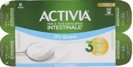 Activia 0% naturale 125 g x 8 vasetti