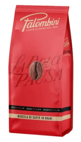 Dolce Pausa Rossa caffè in grani 1 kg Palombini