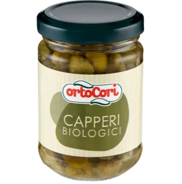 Capperi all'aceto biologici 145 g OrtoCori