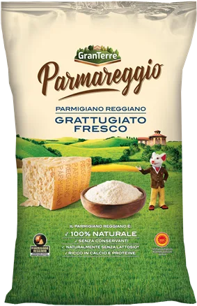 Parmigiano Reggiano grattugiato Parmareggio Granterre