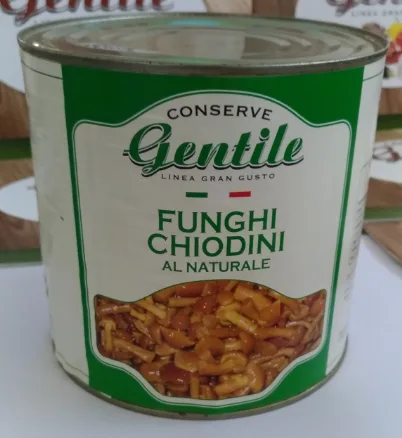 Funghi chiodini al naturale latta 2600 ml Gentile