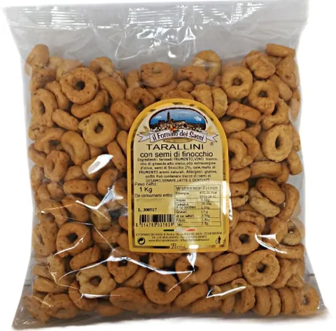 Tarallini busta 250 g Il Fornaio dei Sassi