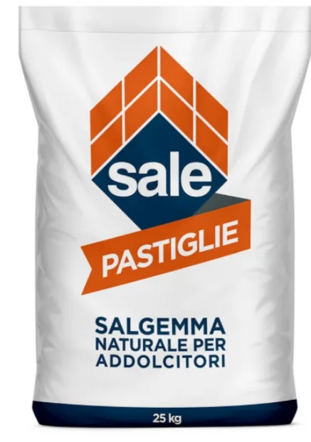 Pastiglie di salgemma per addolcitori 25 kg Sale in Pastiglie