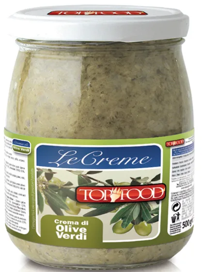Patè di olive verdi 520 g Top Food