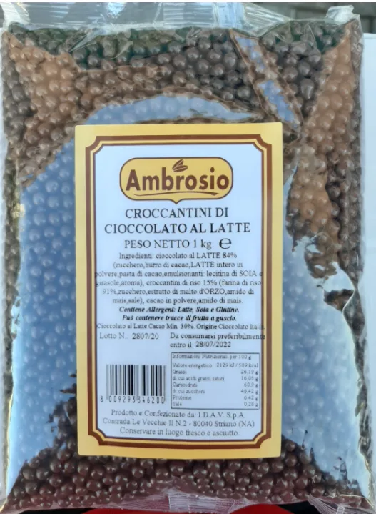 Croccantini di cioccolato al latte 1 kg Ambrosio