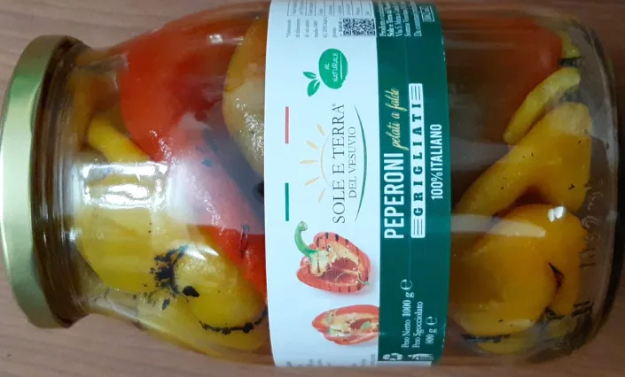 Peperone grigliato a falde e pelato Sole e Terra