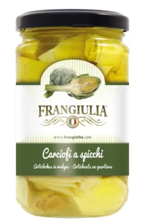 Carciofi a spicchi grigliati in olio di semi di girasole Frangiulia