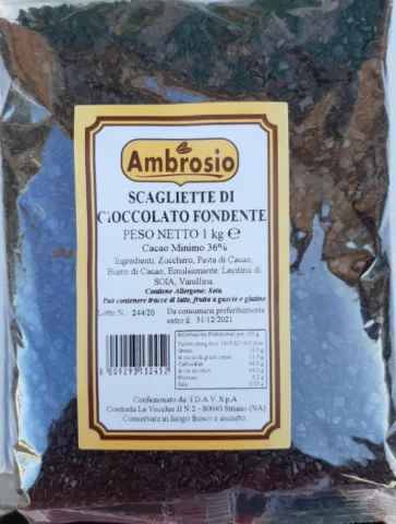 Gocce puro di cioccolato Ambrosio