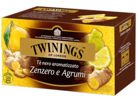 Tè nero aromatizzato Zenzero e Agrumi Twinings