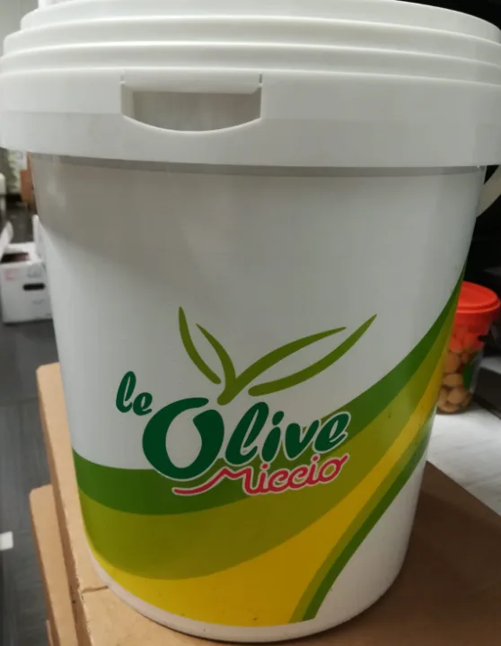 Olive verdi denocciolate in salamoia Miccio