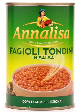 Fagioli tondini in salsa (baked beans) Annalisa