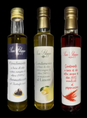 Olio Extra Vergine d'Oliva al Limone San Filippo