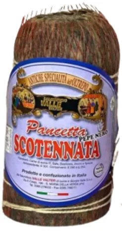 Pancetta Arrotolata Pepata Salumificio Valle Valter