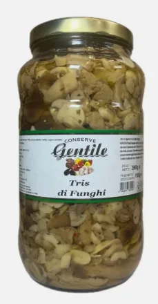 Funghi champignon interi al naturale Gentile