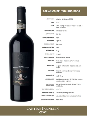 Vino Aglianico Cantine Iannella
