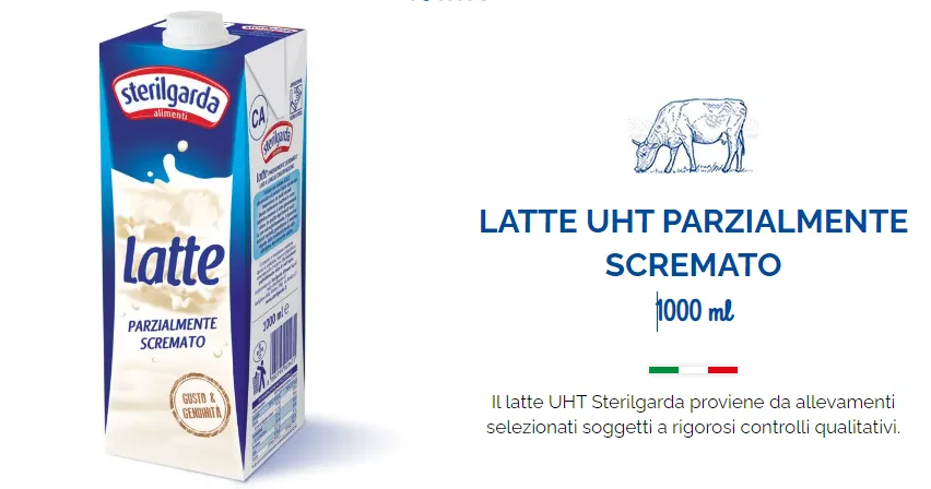 Latte UHT Intero Sterilgarda