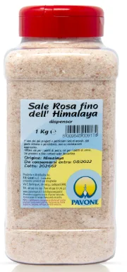 Sale rosa grosso dell’Himalaya Pavone
