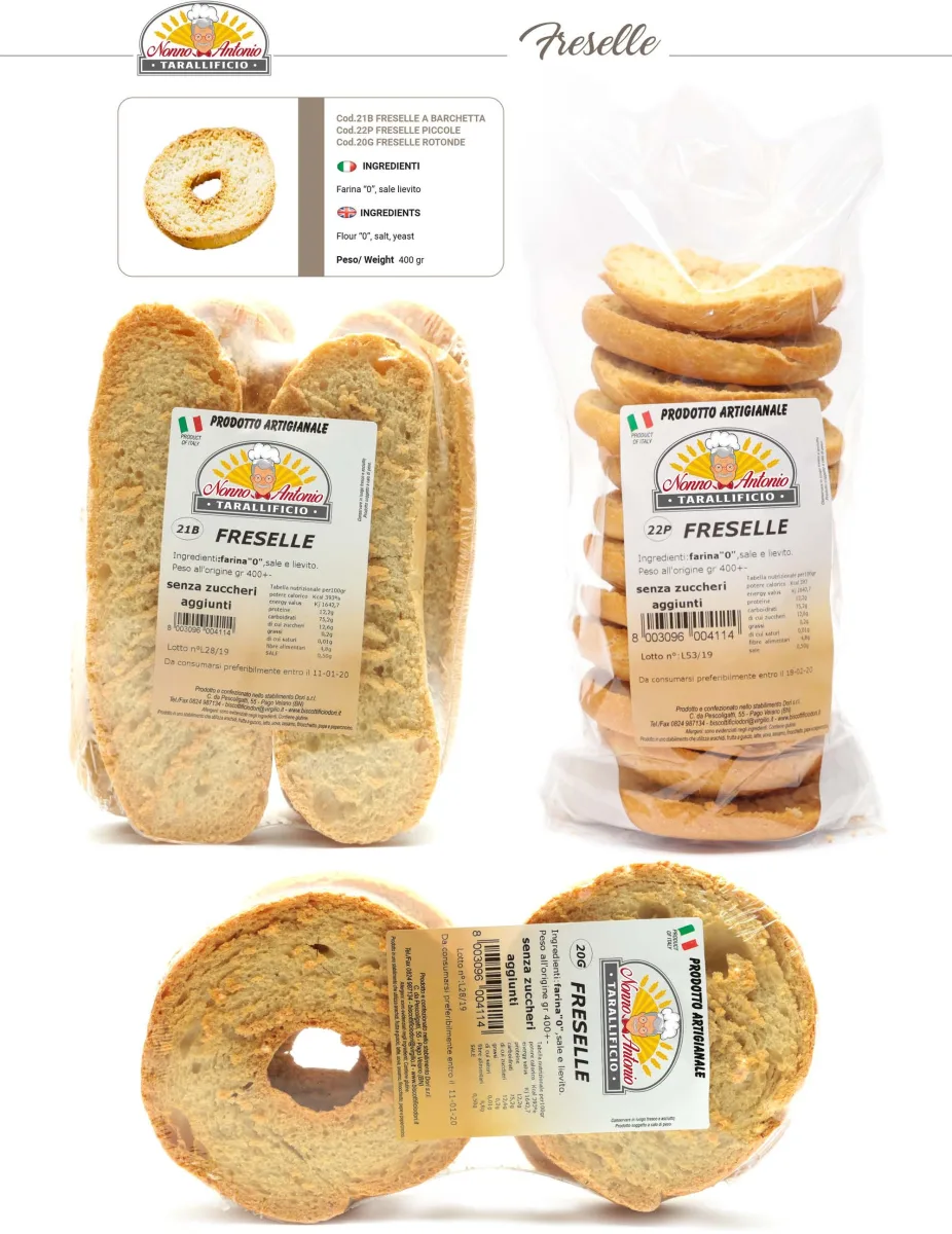 Taralli al basilico Nonno Antonio Tarallificio